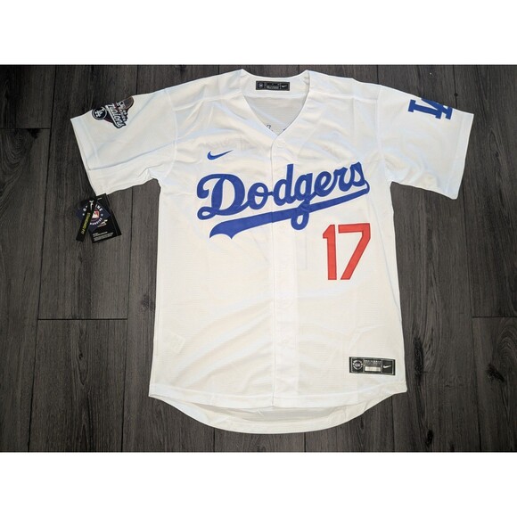 Shohei Ohtani 2025 World Series Dodgers Jersey Kanji White Men's Small - Picture 2 of 3